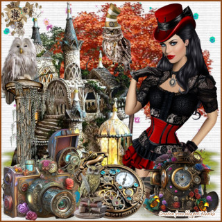 Steampunk lady