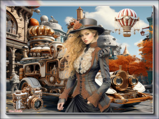 Steampunk lady