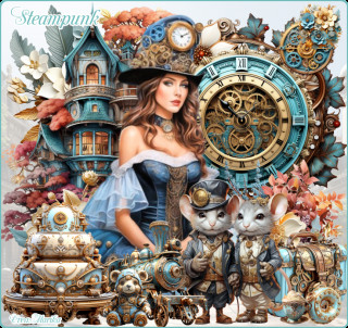 Steampunk lady
