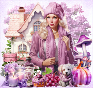 Pink autumn