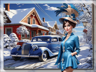 Steampunk lady