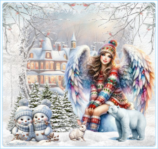 Winter angel